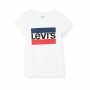 Maglia a Maniche Corte Bambino Levi's E4900 Bianco