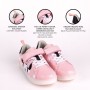 Scarpe Sportive con LED Minnie Mouse Velcro Rosa