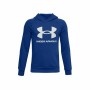 Felpa con Cappuccio Bambino Under Armour Rival Fleece Azzurro