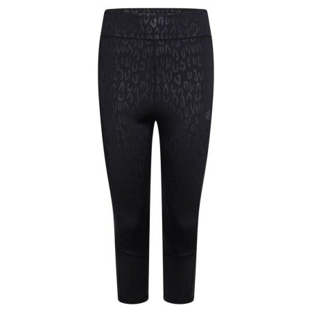 Leggings Sportivo da Donna Dare 2b Shine Bright 3/4 Nero