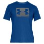 Maglia a Maniche Corte Uomo Under Armour Boxed Sportstyle Azzurro