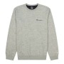 Maglia Champion Spliced Script Grigio Grigio chiaro