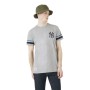 Maglia New Era Heritage Stripe New York Yankees Grigio Grigio chiaro