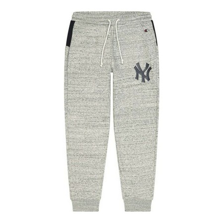 Pantalone Lungo Sportivo Champion Rib Cuff MLB NNY Uomo Grigio chiaro