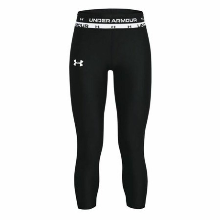 Leggings Sportivi per Bambini Under Armour Heat Gear Ankle Crop Nero