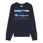 Felpa senza Cappuccio Uomo Champion Authentic Athletic Blu scuro