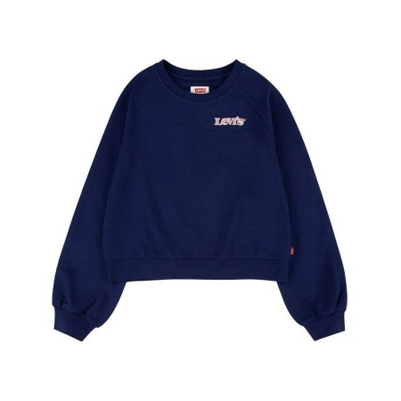 Felpa per Bambini Levi's Benchwarmer Blu scuro