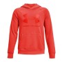 Felpa con Cappuccio Bambino Under Armour Rival Big Logo Rosso