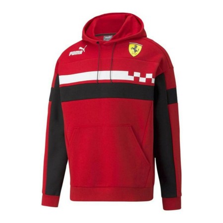 Felpa con Cappuccio Puma Race SDS Rosso