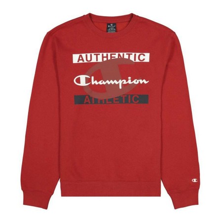 Felpa senza Cappuccio Champion Authentic Athletic Rosso