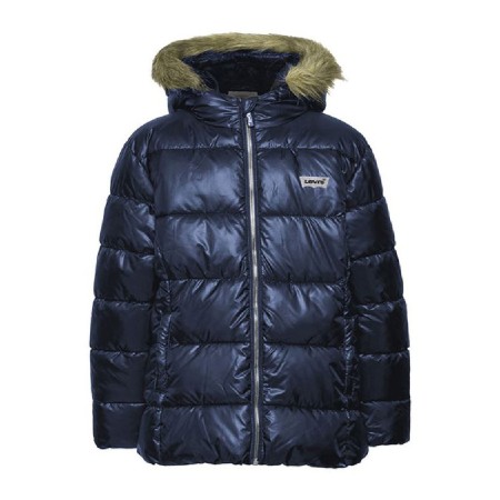 Giacca Sportiva da Bambini Levi's Fur Puffer Girl Blu scuro