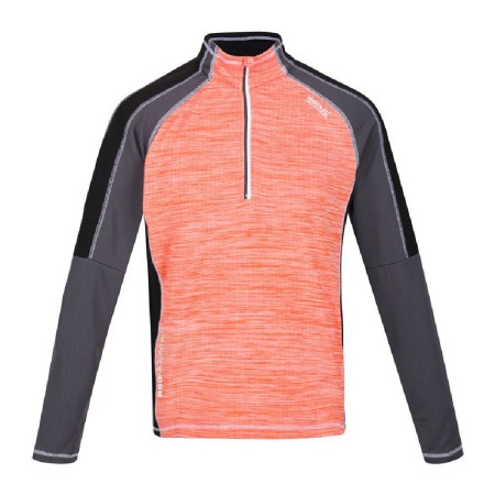 Maglia in Pile Regatta Hepley Lightweight Half-Zip Salmone