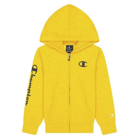 Giacca Sportiva da Bambini Champion Full Zip Logo Giallo