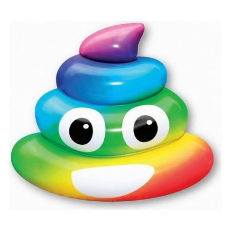 Materassino Gonfiabile Rainbow Poo (107 x 121 x 26 cm)