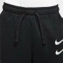 Pantalone Lungo Sportivo Nike Swoosh Bambini Nero