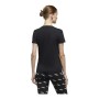 Maglia a Maniche Corte Donna Adidas Boxed Como Graphic Nero