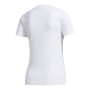 Maglia a Maniche Corte Donna Adidas Boxed Camo Bianco