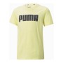 Maglia a Maniche Corte per Bambini Puma Alpha Graphic Giallo