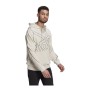 Felpa con Cappuccio Uomo Adidas Giant Beige