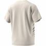 Maglia a Maniche Corte Uomo Adidas Giant Logo Beige