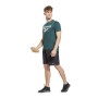 Maglia a Maniche Corte Uomo Reebok Workout Ready Supremium Ciano