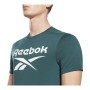 Maglia a Maniche Corte Uomo Reebok Workout Ready Supremium Ciano