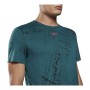 Maglia Sportiva a Maniche Corte Reebok Workout Ready Grigio scuro