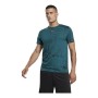 Maglia Sportiva a Maniche Corte Reebok Workout Ready Grigio scuro