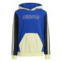 Felpa per Bambini Adidas Lil Stripe Jr Azzurro