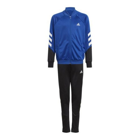 Tuta da Bambini Adidas Training XFG 3 Stripes Azzurro