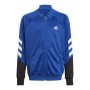 Tuta da Bambini Adidas Training XFG 3 Stripes Azzurro