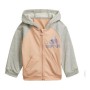 Tuta da Bambini Adidas Full-Zip Blush Salmone