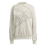 Felpa senza Cappuccio Donna Adidas Giant Logo Beige