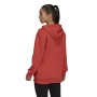 Felpa con Cappuccio Donna Adidas Essentials Logo Rosso