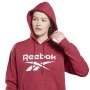 Felpa con Cappuccio Donna Reebok Identity Rosso