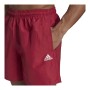 Costume da Bagno Uomo Adidas Solid Rosso Scuro