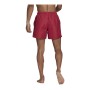 Costume da Bagno Uomo Adidas Solid Rosso Scuro