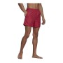 Costume da Bagno Uomo Adidas Solid Rosso Scuro