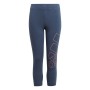 Leggings Sportivi Adidas Essentials Blu Acciaio