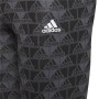 Leggings Sportivi Adidas Essentials Logo Grigio