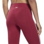 Leggings Sportivi Reebok Pping Cotton W Rosso Scuro