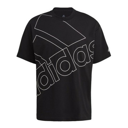 Maglia a Maniche Corte Uomo Adidas Giant Logo Nero