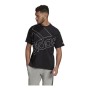 Maglia a Maniche Corte Uomo Adidas Giant Logo Nero