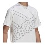 Maglia a Maniche Corte Uomo Adidas Giant Logo Bianco