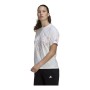 Maglia a Maniche Corte Donna Adidas Giant Logo Bianco