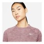 Maglia a maniche lunghe da donna Nike Pacer Salmone