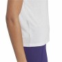 Maglia a Maniche Corte Donna Reebok Workout Ready Supremium Porpora Bianco