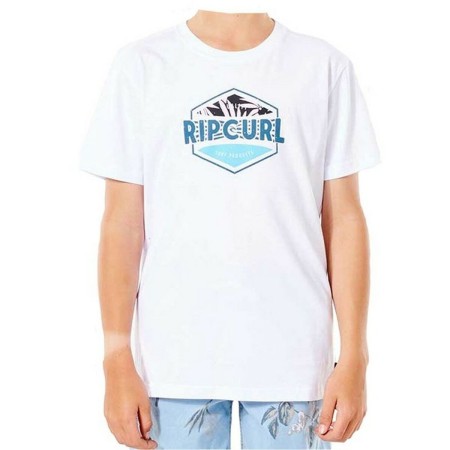 Maglia a Maniche Corte per Bambini Rip Curl Filler Tee B Bianco