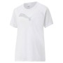 Maglia a Maniche Corte Donna Puma Evostripe Bianco