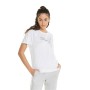 Maglia a Maniche Corte Donna Puma Evostripe Bianco